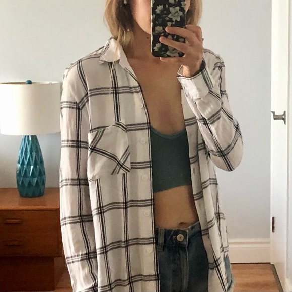 Lolas Room Boyfriend Plaid Flannel - Picture 2 of 6